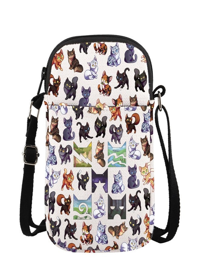 BLUPARK Funny W Cats Crossbody Bag Cute B-uestar Cats Gift Join The Revolution Burn It Down Crossbody Bag Shadow-clan Cat Merch (CB, W Cat Mini) - Image 1