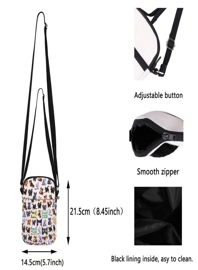 BLUPARK Funny W Cats Crossbody Bag Cute B-uestar Cats Gift Join The Revolution Burn It Down Crossbody Bag Shadow-clan Cat Merch (CB, W Cat Mini) - Image 4
