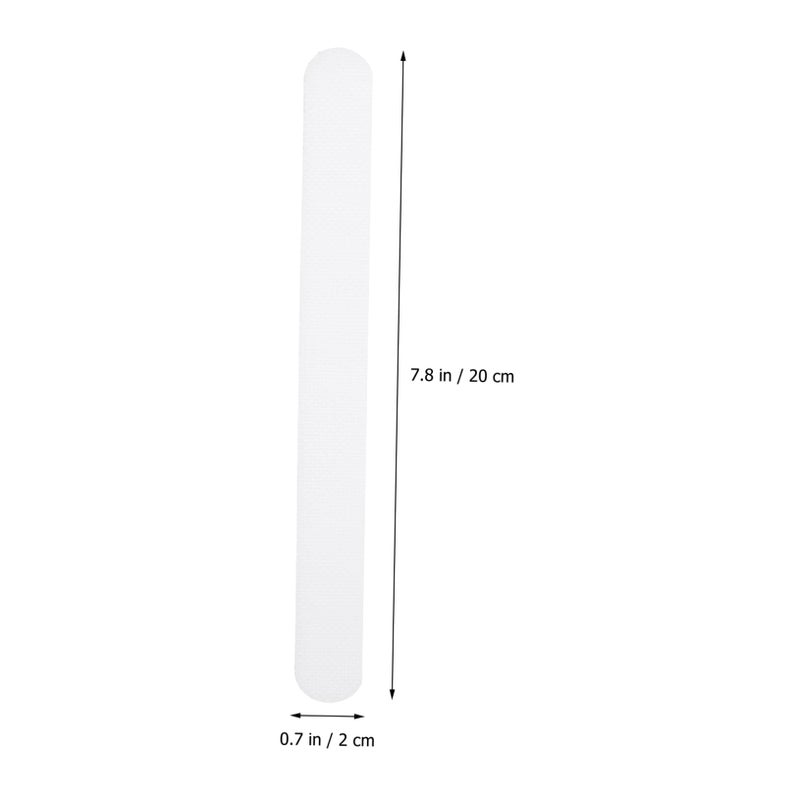 Non Slip Shower Stickers 6Pcs Transparent Peva Safety Strips For Bathtub Stairs With Scraper - Image 4