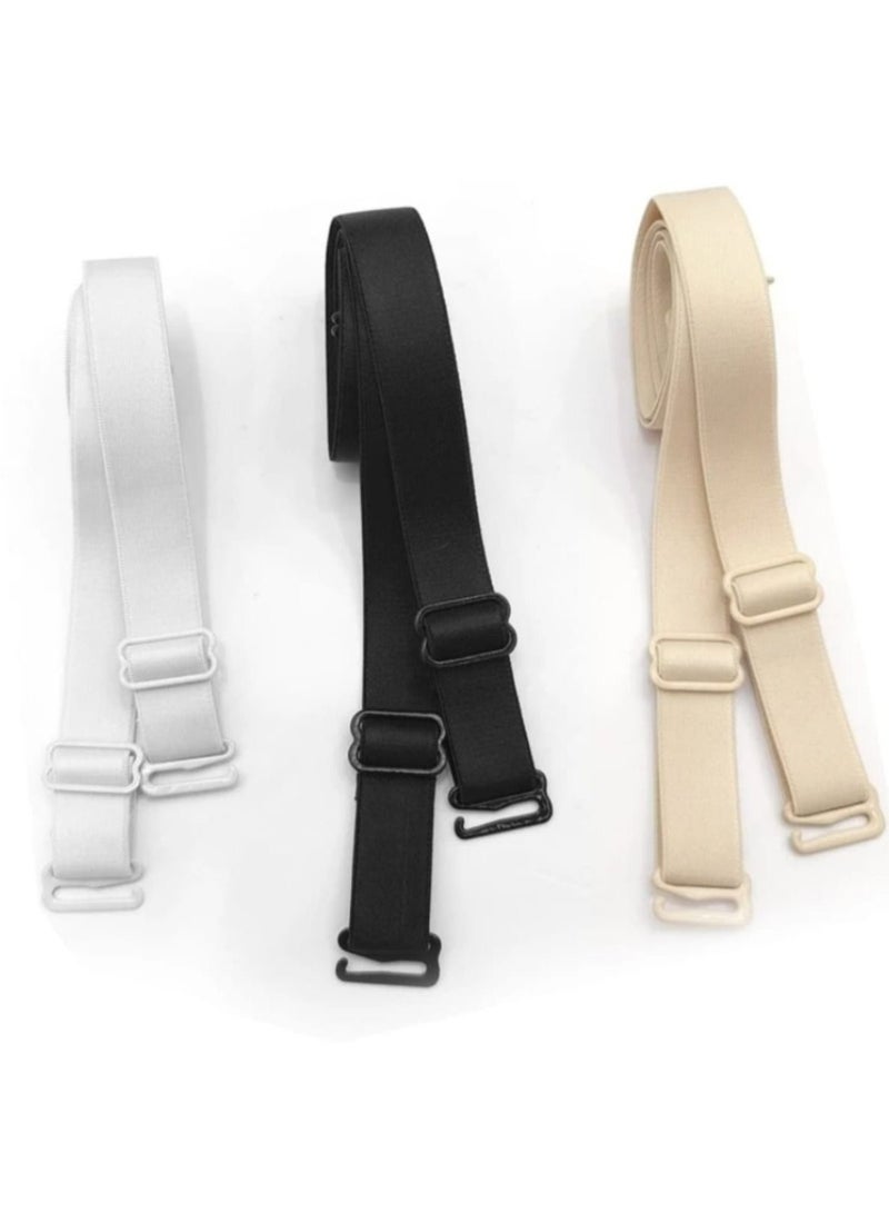Adjustable Bra Straps -3 Pairs - Image 1