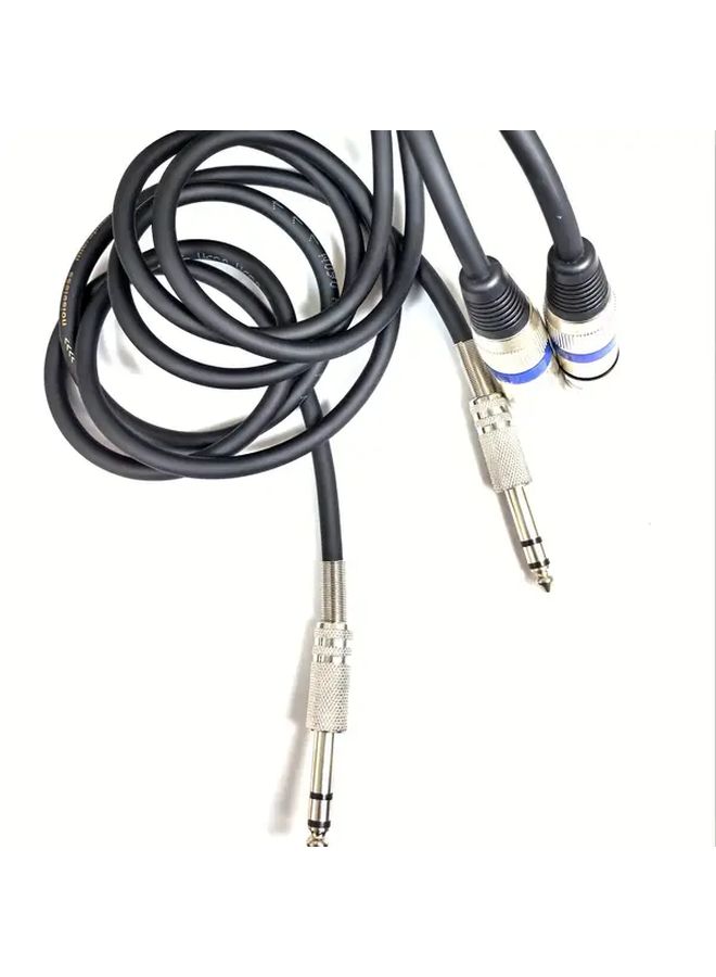 2 XLR To 6 35mm Stereo Microphone Adapter Cable 196 85 Inch 2 Pieces - Image 4
