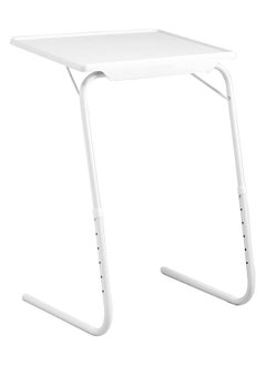 DubaiGallery Eternal Home Essentials Adjustable Folding TV Tray Table with 6 Height and 3 Angle Adjustments or Eating Laptop Dinner Tray on Bed & Sofa 