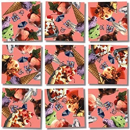 B Dazzle Ice Cream Scramble Squares 9 Piece Puzzle - Image 1