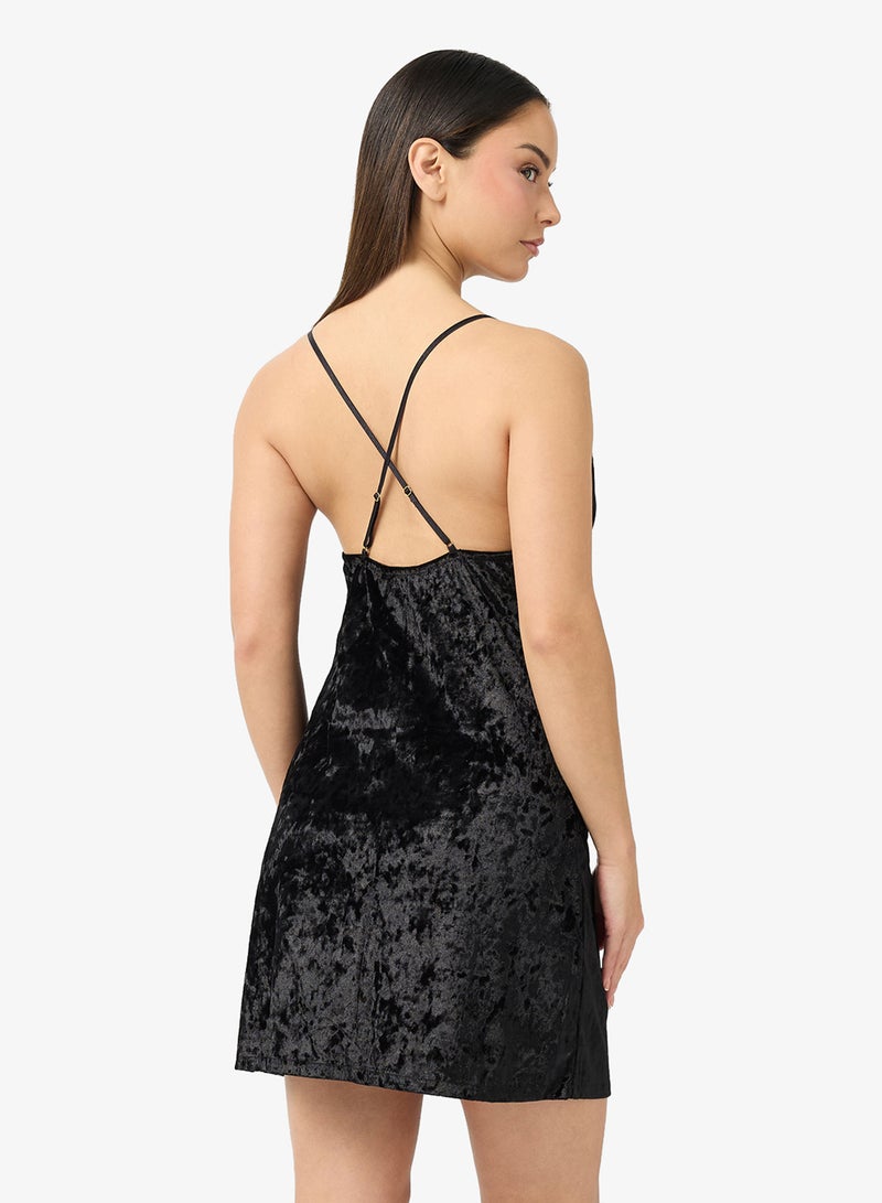 Ginger Velvet Slip Dress - Image 2
