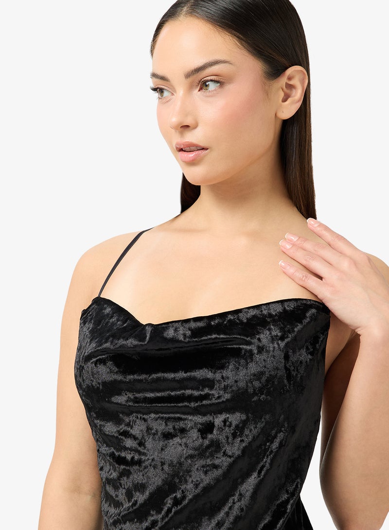 Ginger Velvet Slip Dress - Image 3