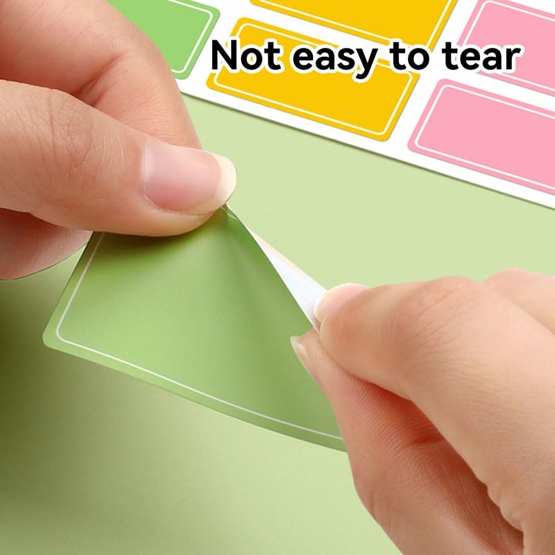 ECVV Daycare Bottle Labels Name Stickers 10 Sheets (60Pcs) Waterproof Self Adhesive Label For Baby Bottles Cups,Kids Shool Suppliers,Essential Oil Bottles,Storage Containers, 22 * 63Mm - Image 4
