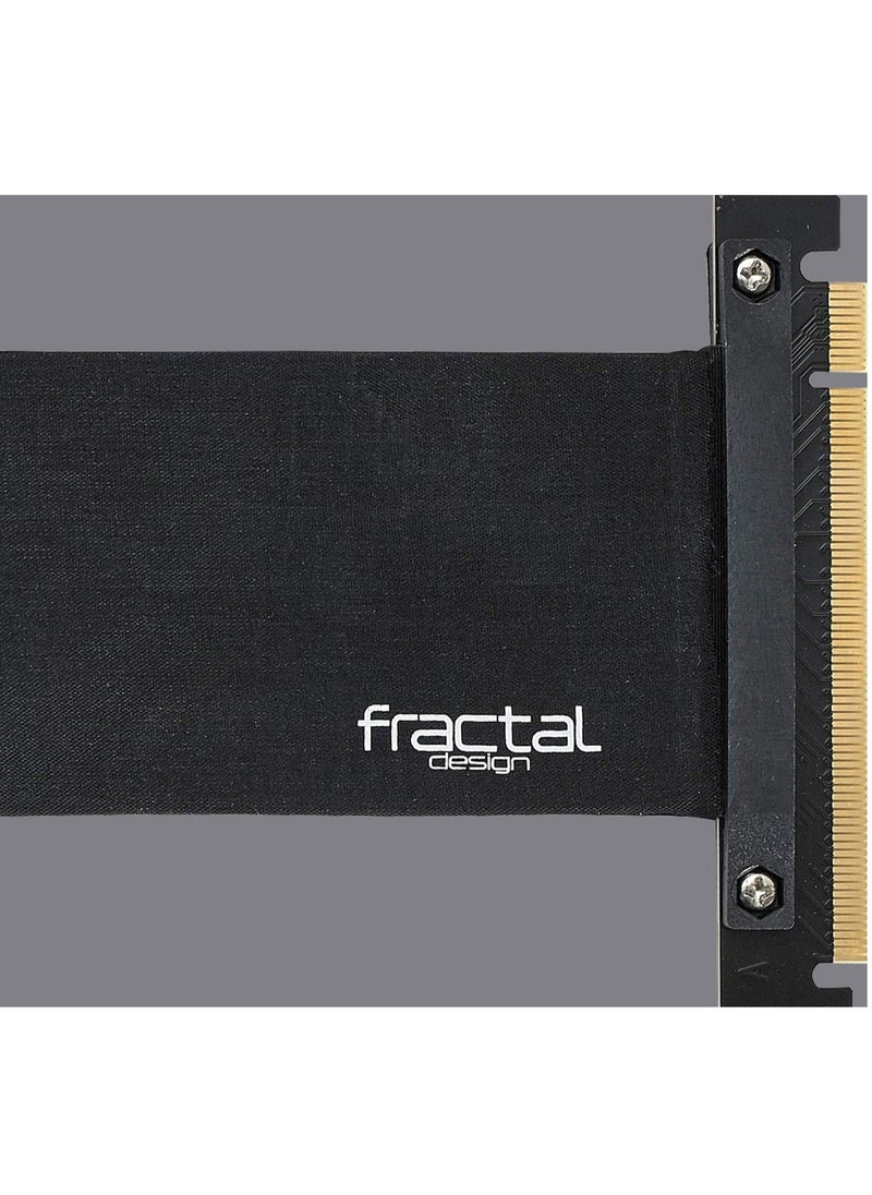 Fractal Design - Fractal Design Extender and Vertical GPU Riser Card Adapter - Black | FD-ACC-FLEX-VRC-25-BK - Image 1