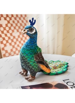 Tickles Tickles Beautiful Peafowl Peacock Zoo Bird Soft Stuffed Plush Toy for Kids Boys & Girls Birthday Gift (Size: 45 cm; Color: Multicolor)  - Image 1