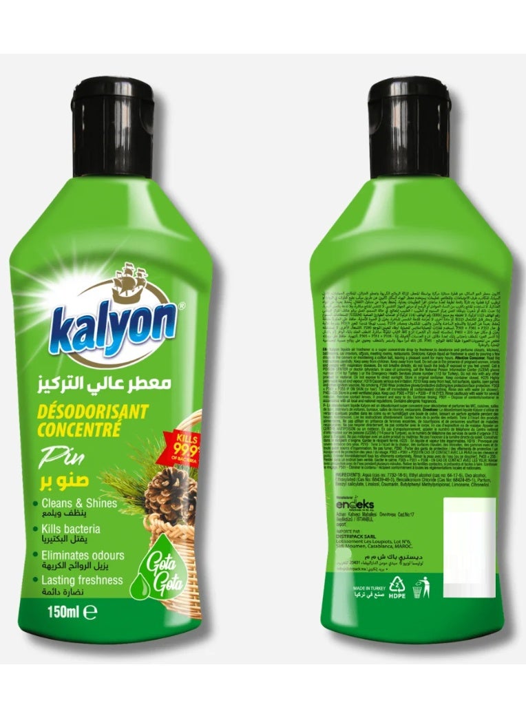 kalyon Pine Concentrated Deodorizing Cleaner 150 ML - Image 2