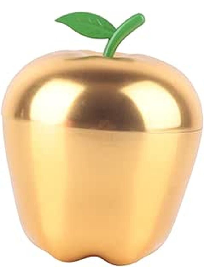 منفضة سجائر مصنوعة من سبيكة مدمجة مع غطاء، طراز إسكندنافي للمكتب المنزلي، طلاء ذهبي، سهلة التنظيف - Image 1