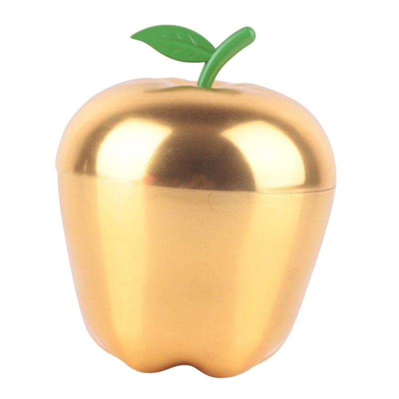 منفضة سجائر مصنوعة من سبيكة مدمجة مع غطاء، طراز إسكندنافي للمكتب المنزلي، طلاء ذهبي، سهلة التنظيف - Image 2