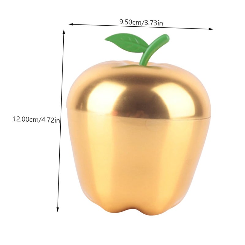 منفضة سجائر مصنوعة من سبيكة مدمجة مع غطاء، طراز إسكندنافي للمكتب المنزلي، طلاء ذهبي، سهلة التنظيف - Image 3