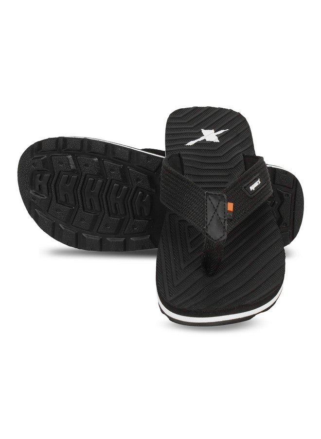 Sparx Men's Flip Flop (Black, White, SFG-549, 8 UK) - Image 4