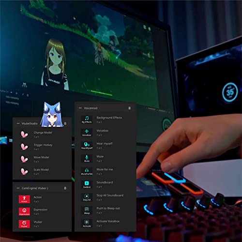 AVerMedia Live Streamer Nexus - 6 Track Audio Mixer and Live Production Controller with IPS Touch Screen, Trigger Actions on OBS, Streamlabs, Spotify (AX310) - Image 5