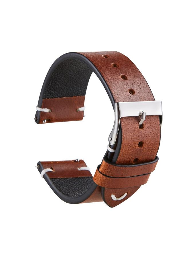 Seven-color Spot Italian Retro Oil Wax Color-changing Cowhide Watch Strap Smart Quick-release Ultra-thin Leather Strap