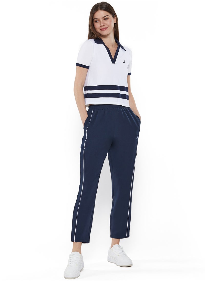 NAUTICA - Contrast Striped Regular Fit Cotton Blend Polo Shirt - Image 1
