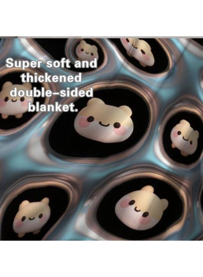 general Baby and children's cartoon flannel thin blanket (warm and comfortable, suitable for sleep, game use) 70cm*100cm - Image 4