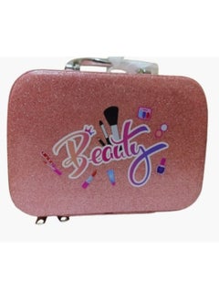 Kids Toys Pretty in Pink Makeup Kit Stylish Storage Case for Beauty Essentials  - Image 1