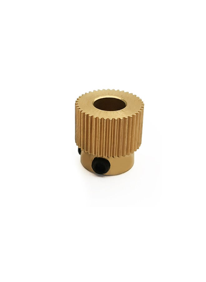 Generic 1pc Brass Extruder Pulley 40 Teeth 5mm Bore 11mm Outside Diameter Compatible with Creality Ender3/3S/V2/5 CR10/10S/V2 3D Printer  - Image 1