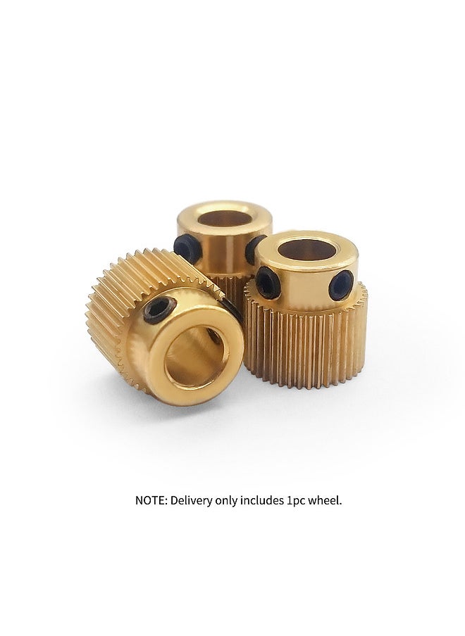 Generic 1pc Brass Extruder Pulley 40 Teeth 5mm Bore 11mm Outside Diameter Compatible with Creality Ender3/3S/V2/5 CR10/10S/V2 3D Printer  - Image 5