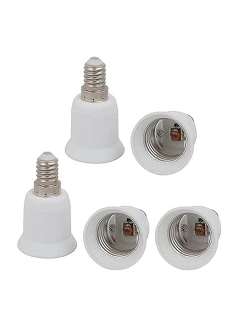 5-Piece Extended Bulb Socket And Lamp Adapter