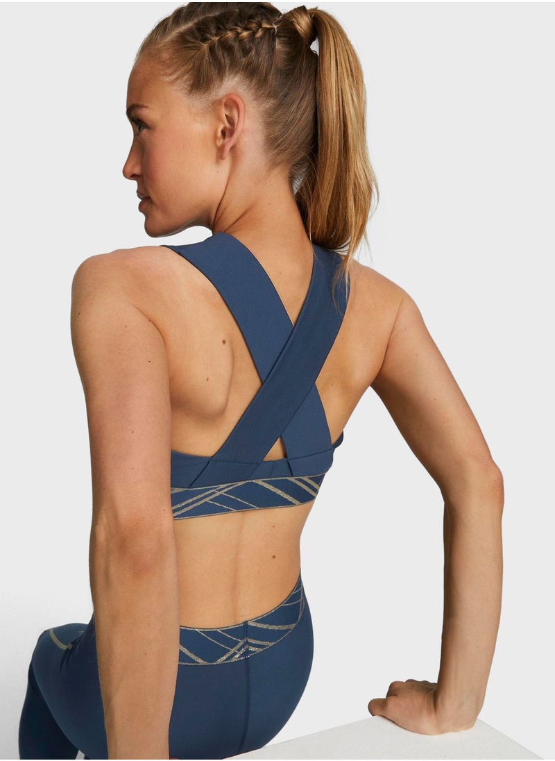 PUMA - Mid Impact Deco Glam Women Bra - Image 1