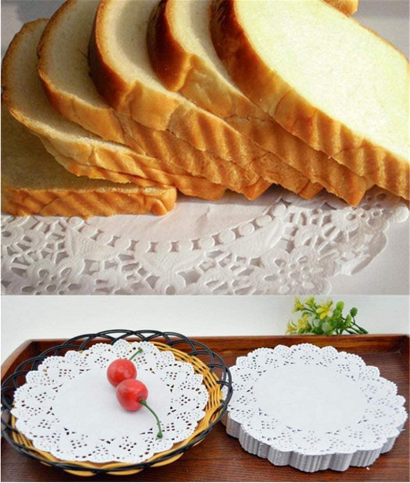 Perfect Pricee 3 Size 4.5,5.5,7.5 Lace Doilies Paper - 300-Piece Round Decorative Paper Placemats Bulk for Cake, Desert, Wedding, Tableware Decoration - 3 Assorted Sizes, - Image 5