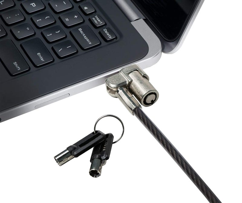 CTA Digital Steel Security Lock – CTA Looped Steel Security Cable Lock with Standard Kensington Lock and Key for Laptops (LT-SC) - Image 2