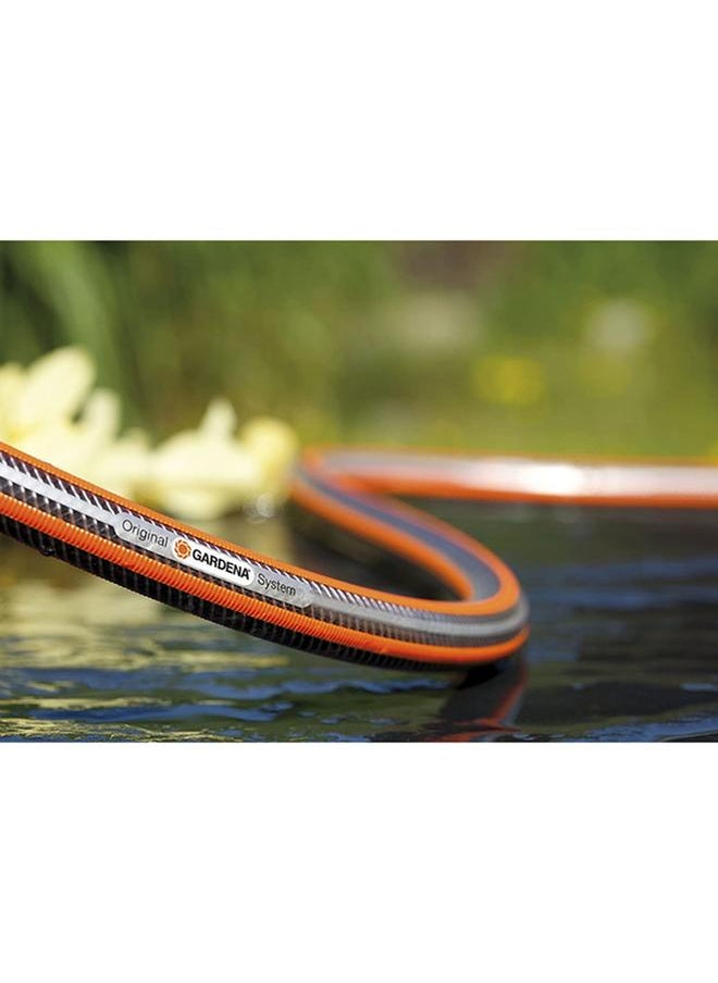 GARDENA - Super Flex Garden Hose Grey and Orange 30m x 1/2inch - Image 1