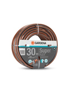 Super Flex Garden Hose Grey and Orange 30m x 1/2inch