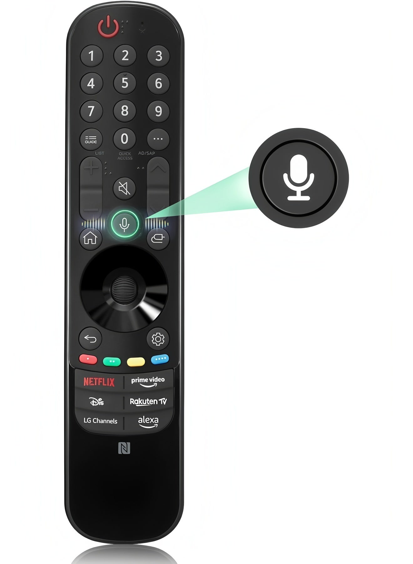 MR23 Replacement Magic Remote Control for LG-TV-Remote Compatible for All LG with Voice Function Smart OLED QNED UHD 4K 8K TVs