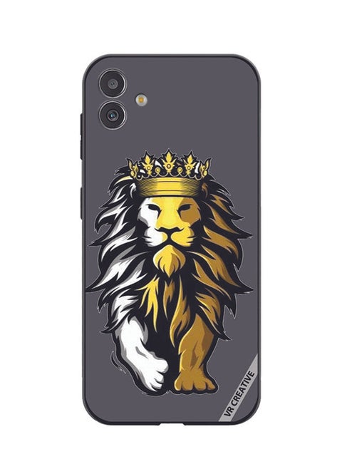 Protective Case Cover For Samsung Galaxy F14 Lion Design Multicolour