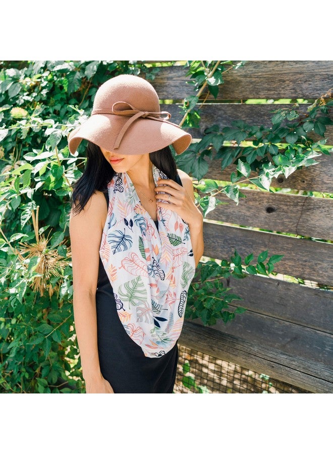 Bebe au Lait Bebe au Lait 5-in-1 Multi-Use Cover: Nursing Covers for Breastfeeding, Infinity Scarf, Nursing Shawl, Car Seat Cover, Shopping Cart Cover, Carrier Cover, Privacy Nursing Cover - Tropicana - Image 4