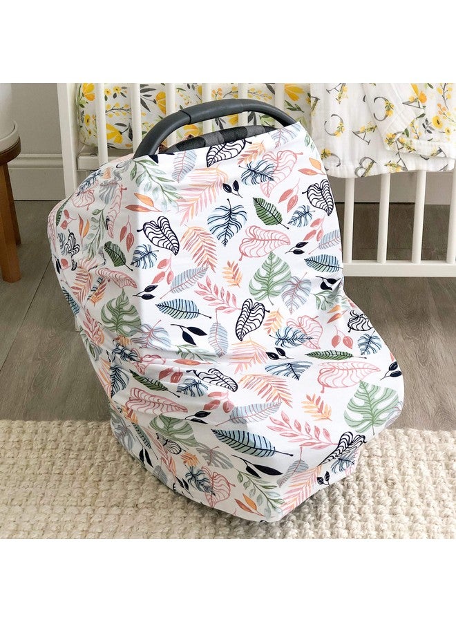 Bebe au Lait Bebe au Lait 5-in-1 Multi-Use Cover: Nursing Covers for Breastfeeding, Infinity Scarf, Nursing Shawl, Car Seat Cover, Shopping Cart Cover, Carrier Cover, Privacy Nursing Cover - Tropicana - Image 2