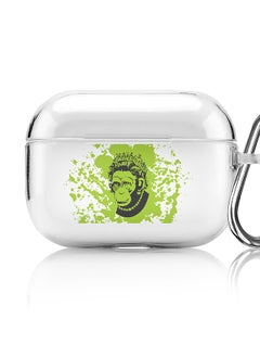 Stylizedd Classic Clear printed Case for Apple AirPods Pro 2nd Generation Thin Transparent Cover [Designed for Apple AirPods Pro 2nd Generation] - Ape Queen  - Image 1