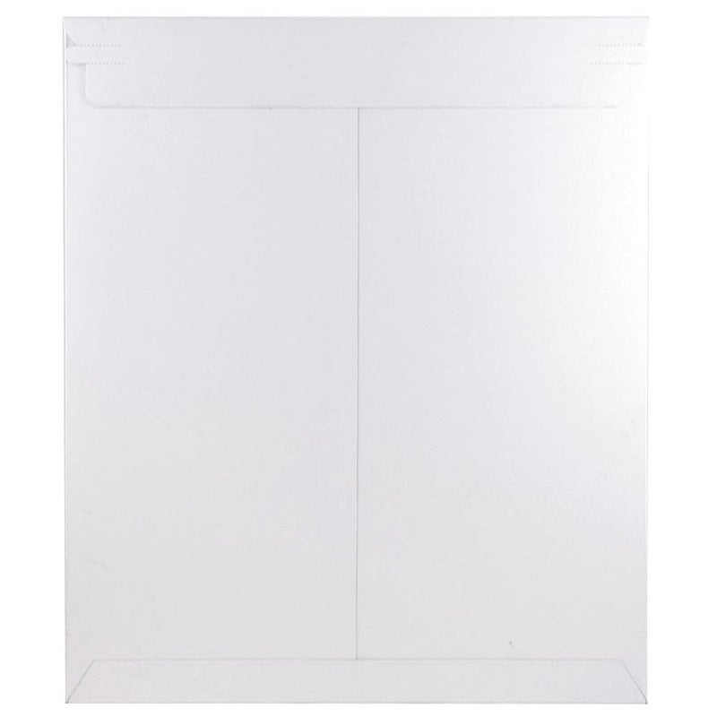 JAM PAPER Stay-Flat Photo Mailer Envelopes with Peel & Seal Closure - 12 3/4 x 15 - White - 6 Rigid Mailers/Pack - Image 3