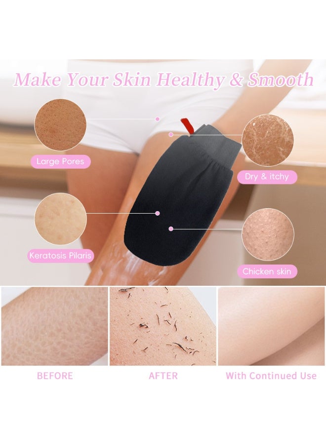 اس بي اي ليفة مغربية لتقشير الجسم مصنوعه 100% من الالياف الطبيعيه تصميم جوانتي عملي وقابل لإعادة الاستخدام، لطيف ومناسب للبشرة الحساسة - Image 4