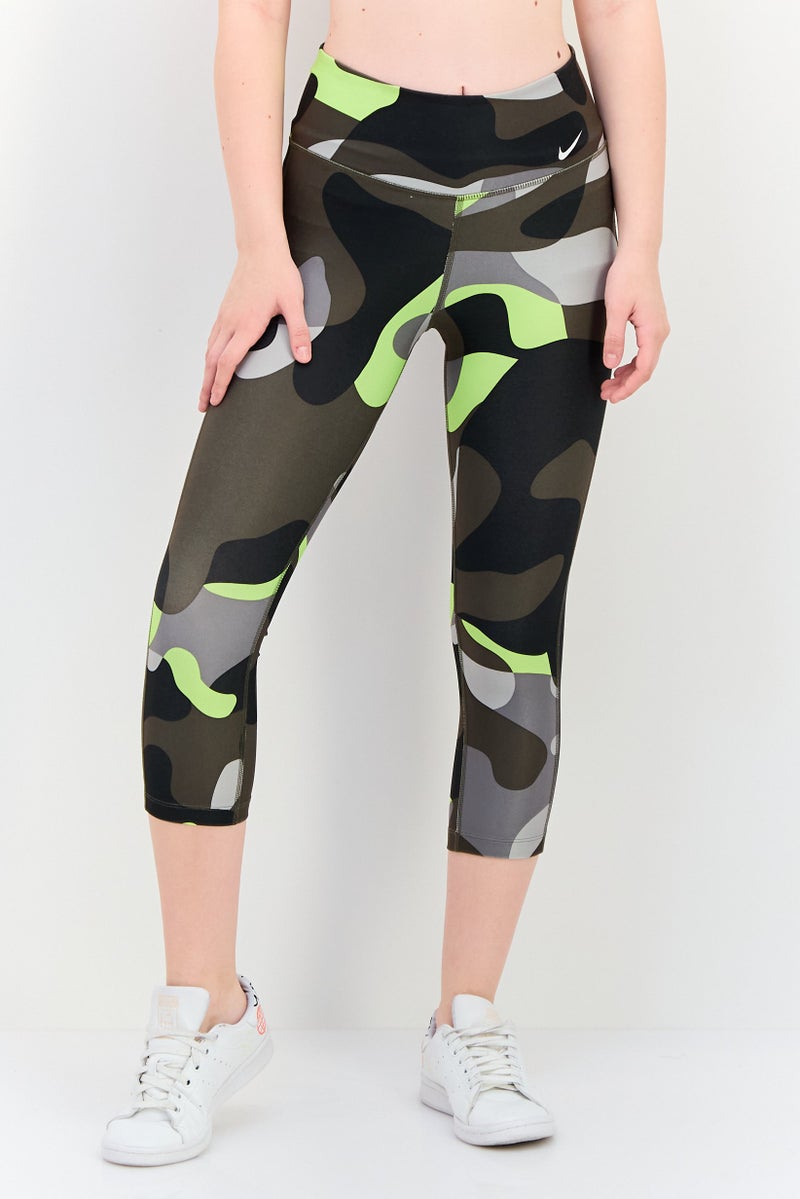 Nike Women Dri Fit Camouflage Training Legging, Multicolor - Image 1