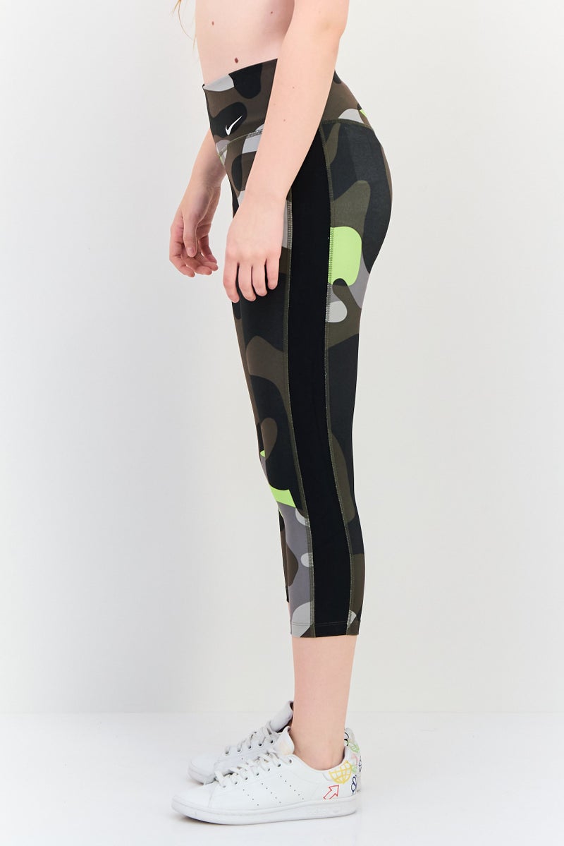 Nike Women Dri Fit Camouflage Training Legging, Multicolor - Image 2