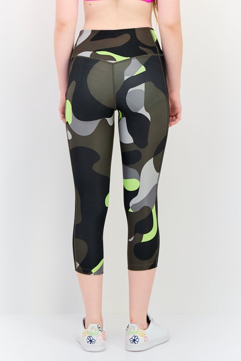 Nike Women Dri Fit Camouflage Training Legging, Multicolor - Image 3