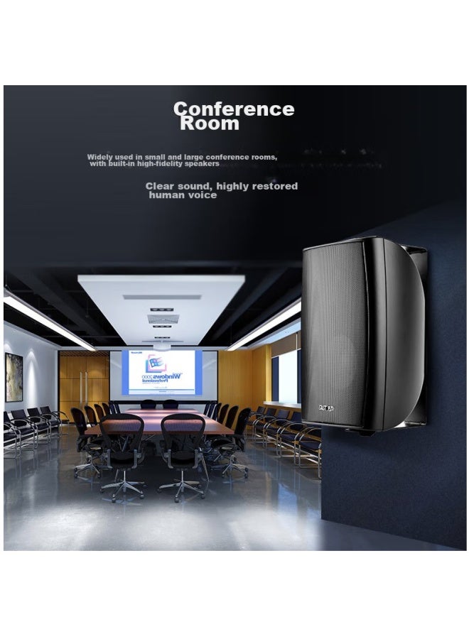 SAST Sast Dw40 Wall-mounted Speaker 40w Passive Requires Amplifier For Shops, Commercial, Engineering, Conference Rooms, Home, Restaurants, Public Address, Background Music 4-inch - Image 5