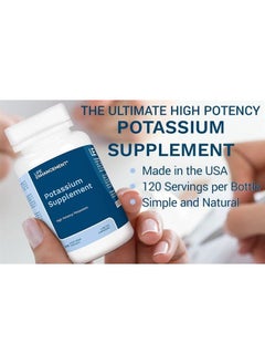 Life Enhancement Potassium Supplement, 1020 mg,120 Servings, 240 caps  - Image 3