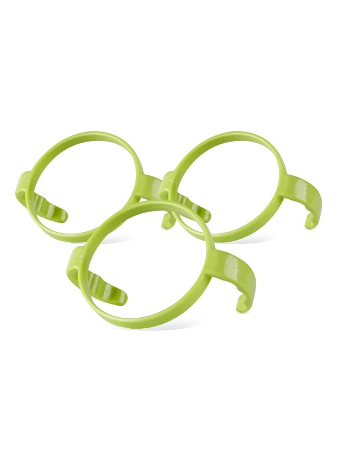 GOLOHO Pack Of 3 Compatible Bottle Handle For Comotomo Green - Image 1