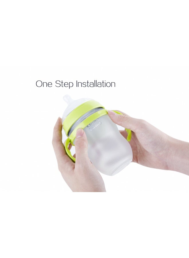GOLOHO Pack Of 3 Compatible Bottle Handle For Comotomo Green - Image 4