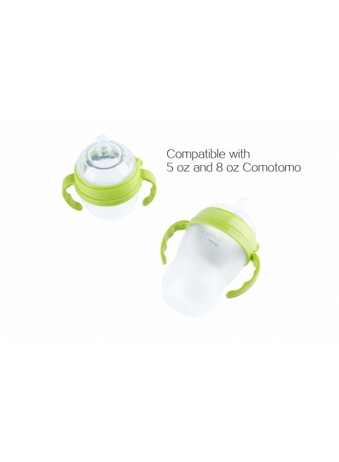 GOLOHO Pack Of 3 Compatible Bottle Handle For Comotomo Green - Image 2