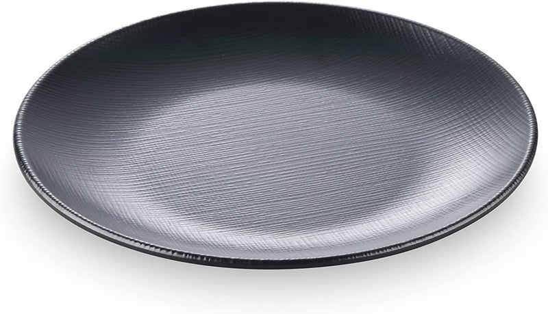 Servewell Melamine Round Plate 20.5 x 20.5 x 2.3 cm - Black