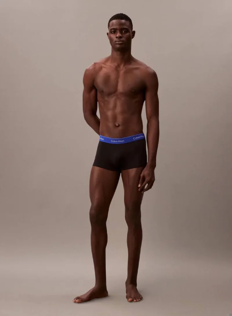 CALVIN KLEIN 3 Pack Low Rise Trunks - Icon Cotton Stretch
