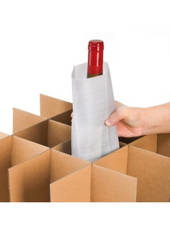 Dicunoy 6 Sets Of Glass Divider Kits For Moving Box Carboard Wine Glassware Dish Packing Moving Boxes With 72 Package Foam Pouches For 16 X 12 X 12 Inch Box (Box Not Included)  - Image 3