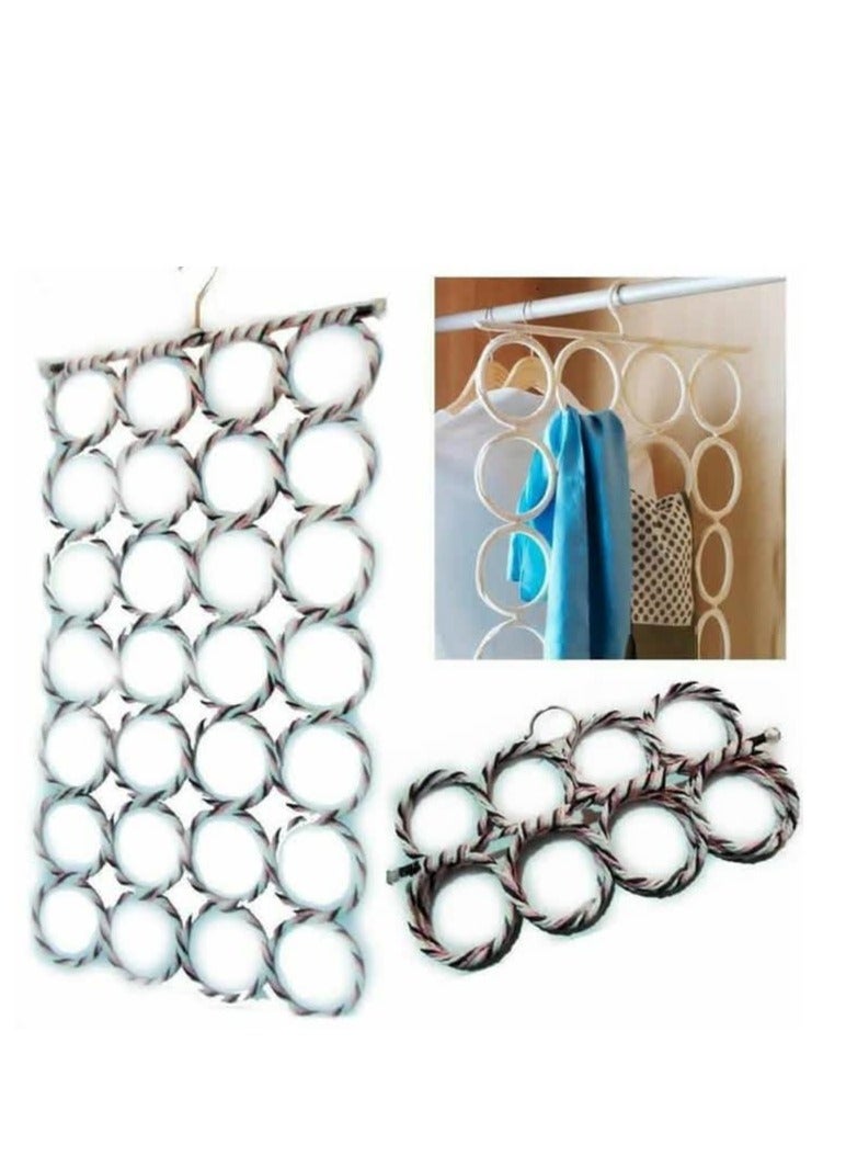 Multi scarf holder with 28 rings  - Image 1