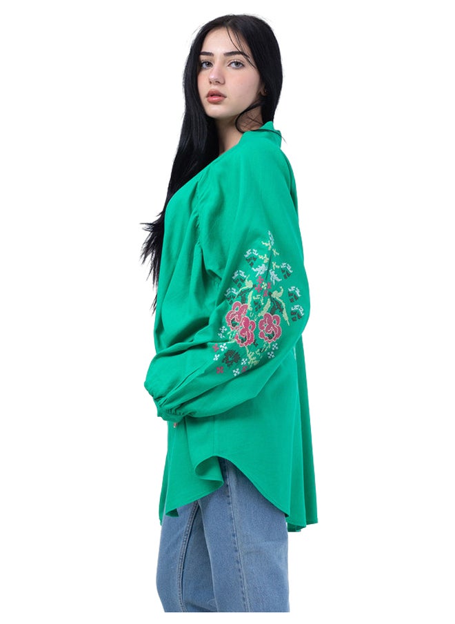 Miss Venus - Prined Linen Cardi - Image 1